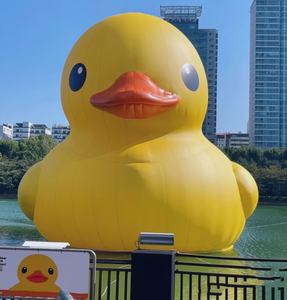 आउटडोर इंफ्लेटेबल बतख, जलरोधी एयरटाइट पीले बतख, 400d ऑक्सफोर्ड कपड़े सामग्री के साथ, खेल गतिविधियों के लिए उपयुक्त - Product Image 4