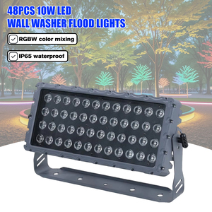 Ip65 Không Thấm Nước Ngoài Trời 48Pcs 10W 4in1 Rgbw <span class=keywords><strong>LED</strong></span> Tường Máy Giặt Nhẹ Lũ Lụt Đèn Dmx512 Điều Khiển Cho Xây Dựng Sân Khấu Sử Dụng Thành Phố Màu Sắc Ánh Sáng - Product Image 2
