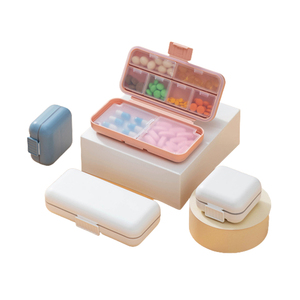 Hot bán nhỏ <span class=keywords><strong>Pill</strong></span> Box Organizer nhựa <span class=keywords><strong>container</strong></span> thuốc cầm tay trường hợp cho công ty - Product Image 2