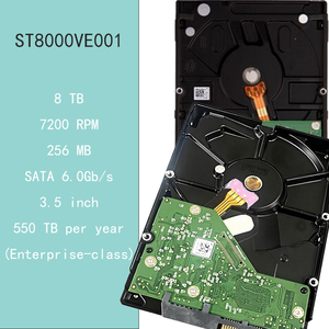 Disque dur interne ST8000VN0022 8 To 3,5 pouces 7200 tr/min SATA III 256 Mo de cache CMR NAS HDD pour centre de données et stockage serveur - Product Image 1