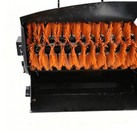 Nouvel accessoire balayeuse auto-basculante hydraulique fermée pour chargeuse sur pneus et mini-chargeuse, nettoyeur de sol d'usine, garantie six mois