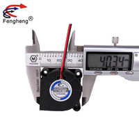 Ventilateur d'échappement à roulement à billes sans balais DC 40 mm, 40x40x15 mm, 5V 12V, mini turbo fin en cuivre pur pour cuisinière à induction