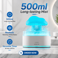 Produits tendance 2026 Vente directe d'usine Diffuseur d'arômes Huile essentielle Aromathérapie Humidificateur d'air nuage de pluie pour les entreprises