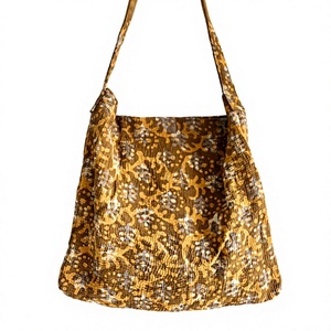 Bohemian Geometric Floral <b>Woven</b> Crossbody Sling <b>Bag</b> with Button Closure Ethnic Multicolor <b>Leather</b> Shoulder <b>Bag</b> for Lady Travel - Product Image 1