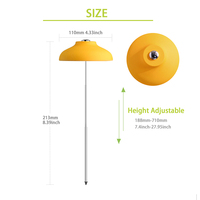 Lámpara LED Ecológica para Cultivo de Plantas, 4000K, Plástico Verde Claro, Altura Ajustable, 5W, USB, Temporizador Automático, Floración, Venta al por Mayor, Alto CRI 95