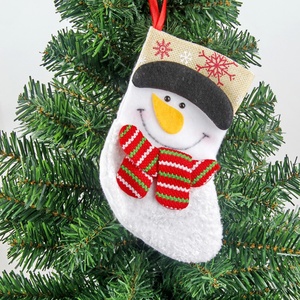 LONGSTAR Décoration de Noël Fournitures Chaussettes Sac Cadeau Bonbons Enfants Petites Chaussettes Arbre de Noël Suspendus Père Noël Chaussettes - Product Image 2