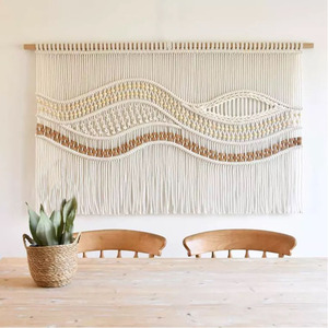 Tốt Nhất Bán Boho Dệt Tay <span class=keywords><strong>Macrame</strong></span> Trang Trí Nội Thất Nghệ Thuật Tường Treo Thiết Kế Trang Trí Nội Thất Tường Trang Trí Nội Thất Cho Nhà Phòng Khách - Product Image 1