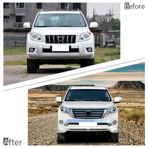 Kit de conversion pour Prado 2016, pare-chocs avant, phares, calandre, accessoires de mise <span class=keywords><strong>à</strong></span> niveau pour Toyota Prado FJ150 modèle 2010-2015 - Product Image 4
