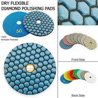 # Disques de polissage à sec diamantés pour carrelage en granit et marbre, 50-3000 4in/100mm, outils abrasifs, disques de ponçage pour meuleuse d'angle