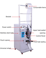 Ijs Pop Machine Met Zak Verpakking Vruchtensap Vloeibare Vulling Afdichting Stick Maken Voor Ijslolly En Ijs Lolly