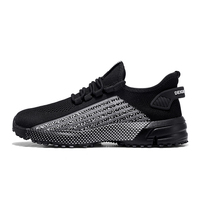 Adolescent Nouveau Quanzhou Chaussures De Sport Printemps Grande Taille Chaussures Pour Hommes Fly Weave Respirant Chaussures De Course Anti-dérapant Léger Maille