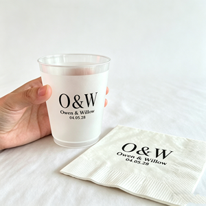 แก้วกาแฟเย็นขนาด 350 มล. 8 ออนซ์ พร้อมโลโก้ โรงงานเจ้อเจียง แก้วพลาสติก PET แบบใช้แล้วทิ้ง มีทุกขนาด สำหรับงานแต่งงาน งานเลี้ยงสละโสด - Product Image 1
