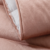 Housse de Tête de Lit Matelassée Super Douce Tout Compris, Protection Anti-Poussière Arrière de Lit en Velours Épais Couleur Unie