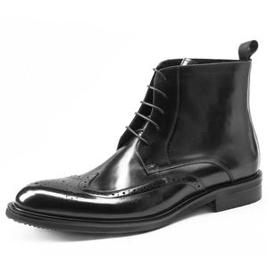 Zapatos de Cuero Hechos a Mano de Alta Calidad para Hombre, Zapatos Formales de Boda, Impermeables, para Verano y Otoño - Product Image 2