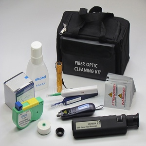 <span class=keywords><strong>Kit</strong></span> d'outils de <span class=keywords><strong>nettoyage</strong></span> de Test d'inspection de Fiber <span class=keywords><strong>optique</strong></span> FTTH pour compteur de puissance réseau boîte Ftth 10 pièces Medidor Power onglet - Product Image 2