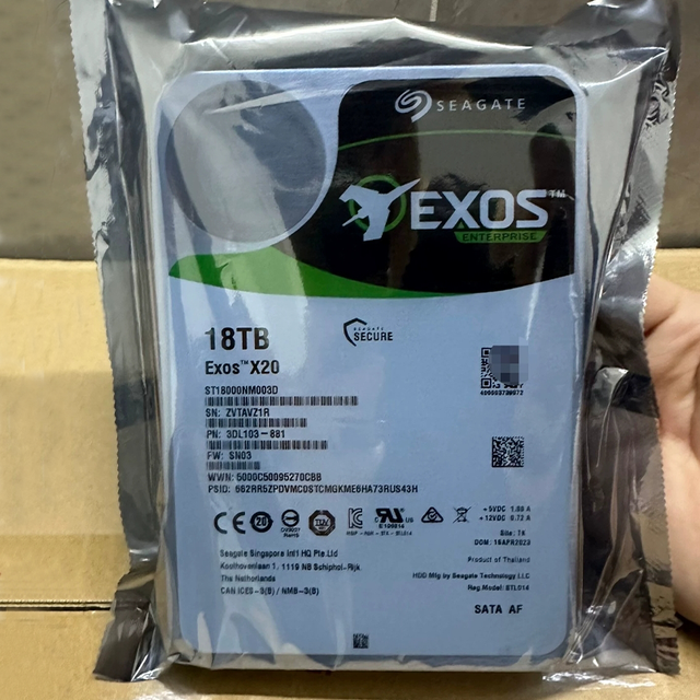 ST18000NM000J 18TB Helium Galaxy Enterprise-Class NAS Mechanical Hard Drive 18TB