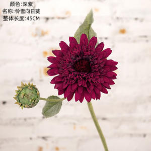 Vendita calda vera e propria tocco fiori all'ingrosso <span class=keywords><strong>prezzo</strong></span> colorato realistico <span class=keywords><strong>girasole</strong></span> di seta per il negozio decorazione domestica - Product Image 6