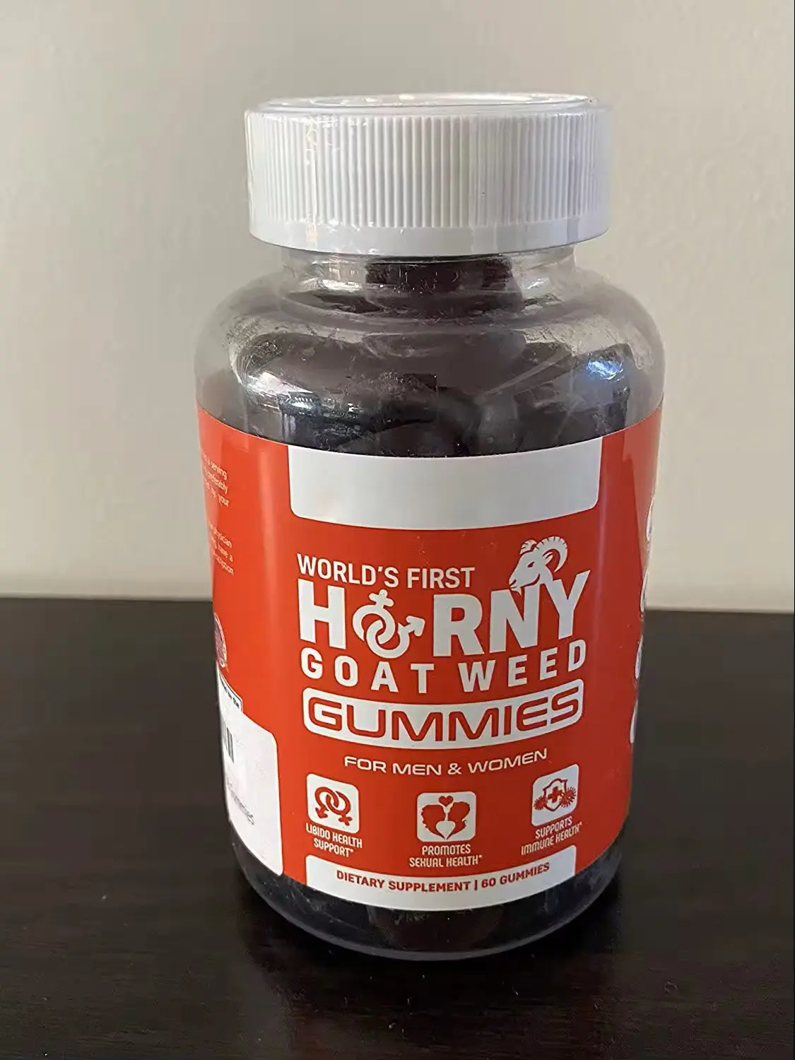 Gummies Booster Tongkat Ali Horny Goat Weed Tribulus terreseis Fenugreek hitam Maca suplemen pria