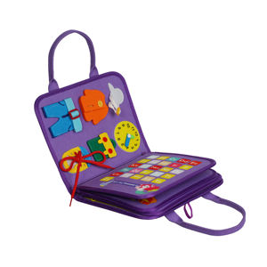 Nouveau 2026 Tableau d'activités Montessori en feutre pour enfants autistes et tout-petits, jouet sensoriel éducatif - Product Image 2