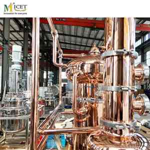 Acero inoxidable Inicio Cobre Todavía Whisky Vino Ginebra Vodka Brandy Todavía 50L 100L 150L 200L Hogar Alcohol Todavía - Product Image 5