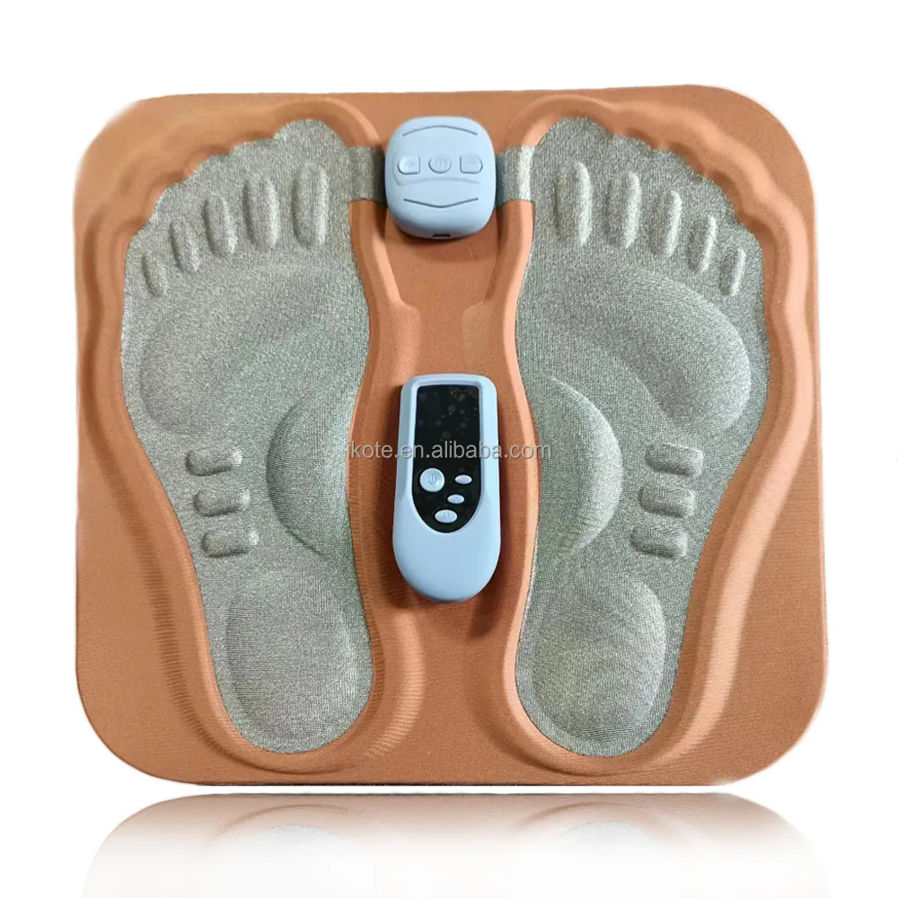 Hot Products Portable EMS Electric Vibrating Foot Massager Massage Mat for Feet and Muscles Tens Massage Pad