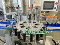 BKB01 Bouteilles d'étiquetage d'autocollants ronds automatiques Double étiqueteuse Petite étiqueteuse automatique en plastique