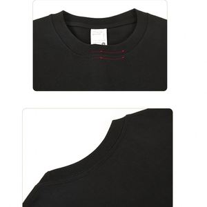 Camiseta Personalizada de Manga Corta con Cuello Redondo, Tejida, 100% Algodón, 320g, Talla Grande, para Hombre y Mujer, Transpirable, Ecológica, con Logotipo Personalizado - Product Image 4