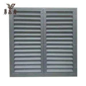 Eksterior dekoratif jendela Roller Shutter api Shutter Untuk Aluminium Louvre