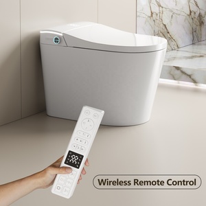 Inodoro Inteligente de Una Pieza con Sensor Automático, Bidé Inteligente de Cerámica para Baño, Inodoro Inteligente Automático 9013 con Sensor Electrónico - Product Image 4