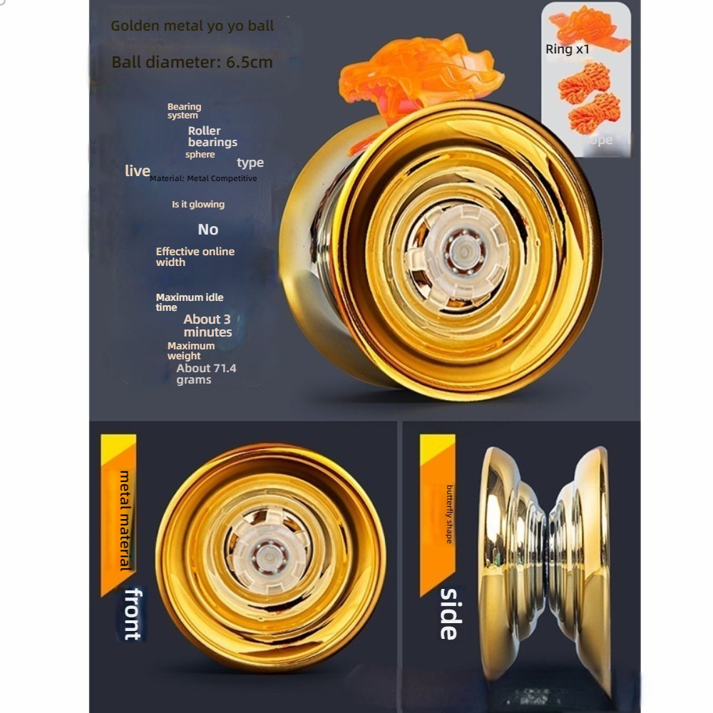 Yo-Yo lesté en alliage amélioré en sac [Or de luxe]