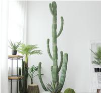 Plantes artificielles, verdure, faux cactus, produits en gros, grandes compositions murales artificielles, gros cactus artificiel