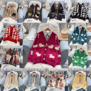 Koreanische Version Mode lose Fledermaus Ärmel Pullover Herbst neue mittellange Strickjacke Pullover Damen mantel