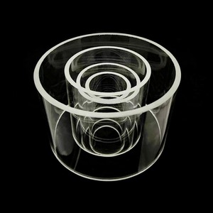 Pot en quartz transparent certifié CE UE, adapté aux canaux de cuisson et aux réacteurs. Les formes particulières sont acceptables. - Product Image 5