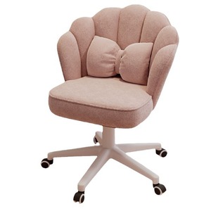 Cómoda <span class=keywords><strong>Silla</strong></span> de <span class=keywords><strong>escritorio</strong></span> con respaldo de elevación giratoria para dormitorio de niña, taburete de maquillaje de pétalos, taburete para cambiar zapatos, <span class=keywords><strong>silla</strong></span> de oficina - Product Image 5