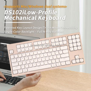 Teclado Mecánico USB-C de 102 Teclas Kailh con Retroiluminación LED de Tres Modos, Intercambiable en Caliente, con Conexión Inalámbrica de 2.4Ghz - Product Image 4