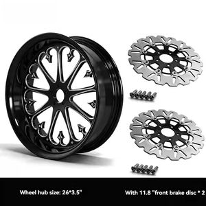 Nuevas Llantas de Aleación de Aluminio VIMAS LG97 - Juego Delantero y Trasero Personalizables para Modelos Touring 2008-2025 (Road King Glide) - Product Image 2