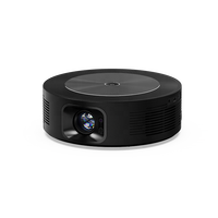 Projecteur LCD H66 à haute luminosité 260 lumens 1080P, mise au point électrique, haut-parleur intégré, home cinéma portable Android