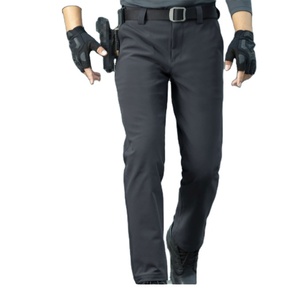 DFP0222 Winter Thermal Warm Temperature Locking Business Man Straight Slim Soft Shell Long Pants Various Stock and Custom - Product Image 3