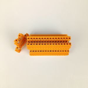 Équivalent Phoenix Deux Couches UKK5 Orange Couleur Din Rail Bornier Pont Vis Câblage Din Rail Terminal Connecteur - Product Image 5