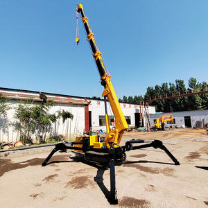 1,2-14 Ton Spider Crane Pequeña construcción Crawler Spider Crane con pluma telescópica - Product Image 5
