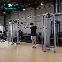 Station d'entraînement multifonctionnelle de qualité commerciale 5-en-1 pour la musculation complète avec crossover pour centre de fitness