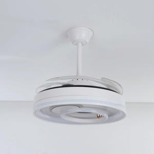 Ventilateur de plafond LED classique moderne avec télécommande, luminaire suspendu pour salon, ventilateur de plafond avec lumière, fabricants - Product Image 1