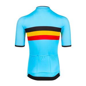 Maillot de Ciclismo de Verano Ligero de Alta Calidad 100% Poliéster para Adultos, Logotipo Personalizado, Servicio OEM Unisex, Manga Corta - Product Image 4