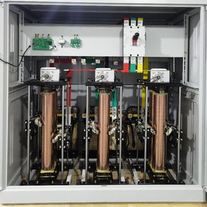 เครื่องควบคุมแรงดันไฟฟ้าอุตสาหกรรม 30KVA สามเฟส ทองแดง AC อัจฉริยะ แรงดันขาออก 380V รุ่นซีรีส์ไฟฟ้า - Product Image 6