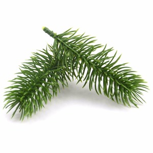 Aiguilles de pin artificielles 6cm 8cm 10cm 12cm, décoration végétale verte, branches pour arrangements floraux DIY, utilisation en intérieur - Product Image 3