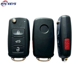 รีโมทแบบพับ3 + 1ปุ่ม315MHz พร้อม ID48กุญแจรถแบบไร้กุญแจสำหรับโฟล์คสวาเกน2011-<span class=keywords><strong>2016</strong></span> FCC: NBG010206T/ 5KO837202AK - Product Image 4