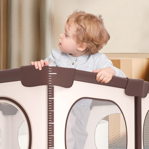 RHS-PPEN6 Il Miglior Box per Bambini Pieghevole al Mondo, Grande Recinto di Sicurezza in Plastica con Scivolo e Altalena, Set Completo per Bambini - Product Image 3