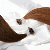 Extensions de cheveux à pointe en U avec kératine, 7 étoiles, 100% cheveux humains Remy de qualité supérieure, extensions à fusion par pointe, 18, 20, 24, 22 pouces, prêtes à être expédiées