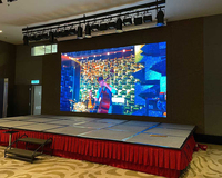 Écran LED fixe intérieur P4, résolution 8K, HDR10+, mur vidéo pour salle de spectacle