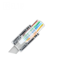 Conector de Red LAN Modular Cat5 RJ45 de 8P8C, Conector RJ45